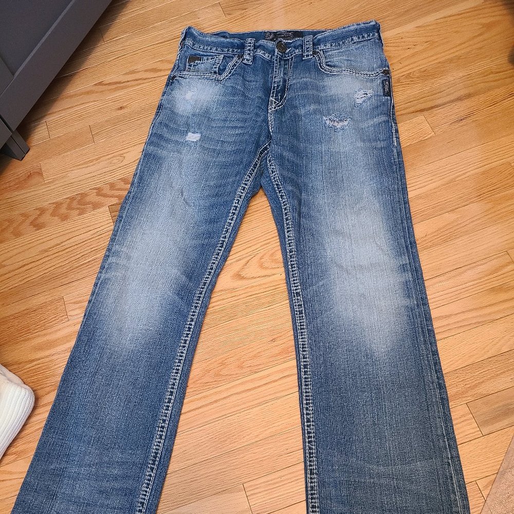 Silver, Zac Jeans Mens 30x34